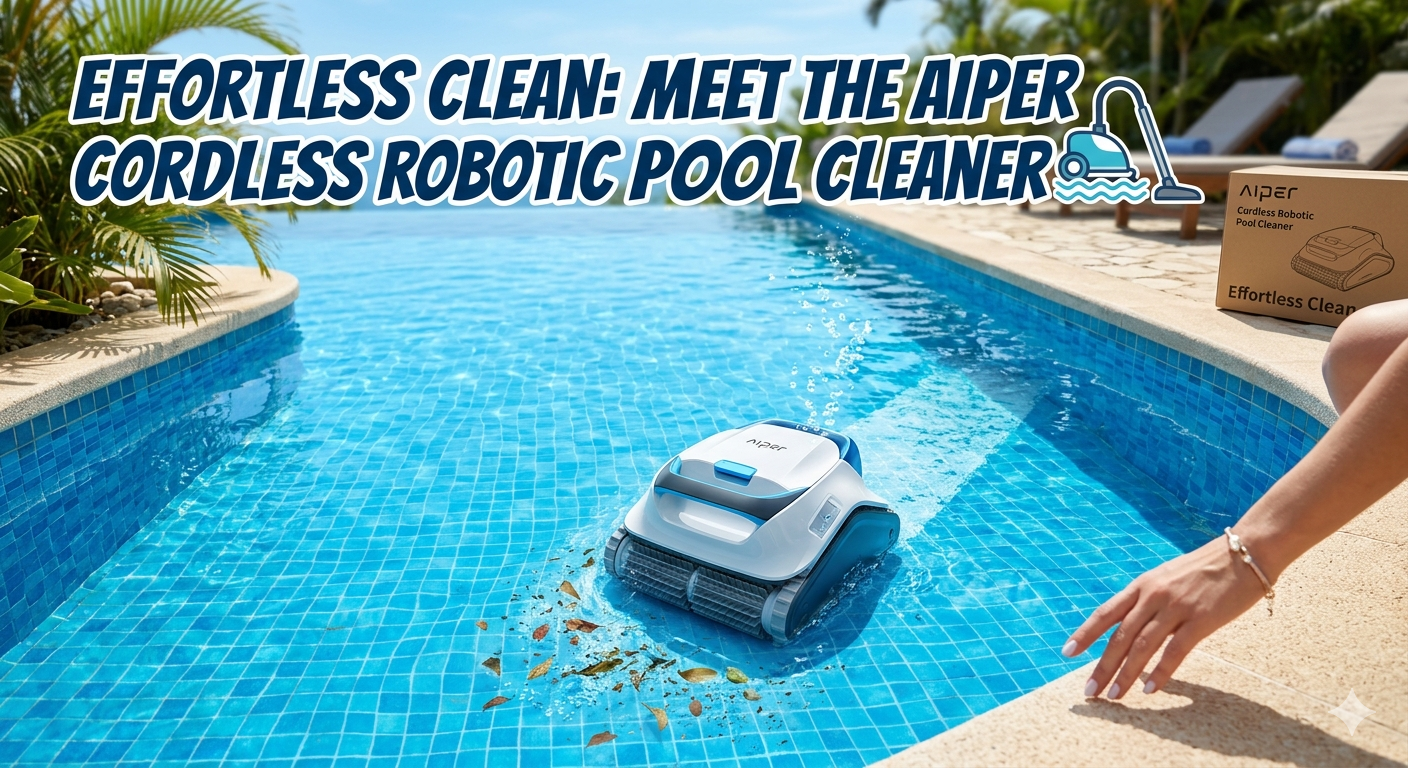 Effortless Clean: Meet the Aiper Cordless Robotic Pool Cleaner