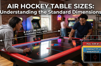 Air Hockey Table Sizes: Understanding the Standard Dimensions
