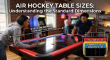 Air Hockey Table Sizes: Understanding the Standard Dimensions